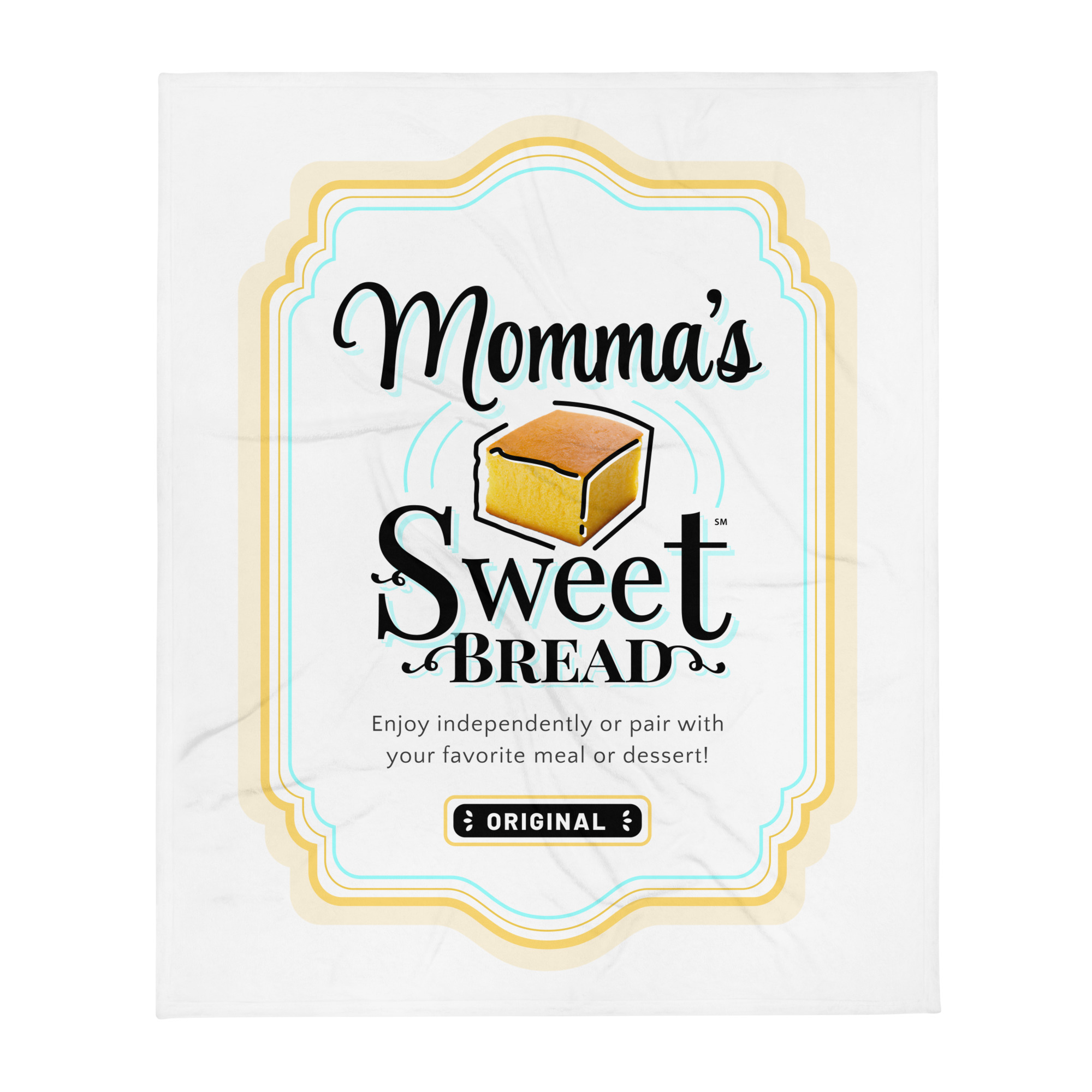 Throw Blanket (Logo - White)