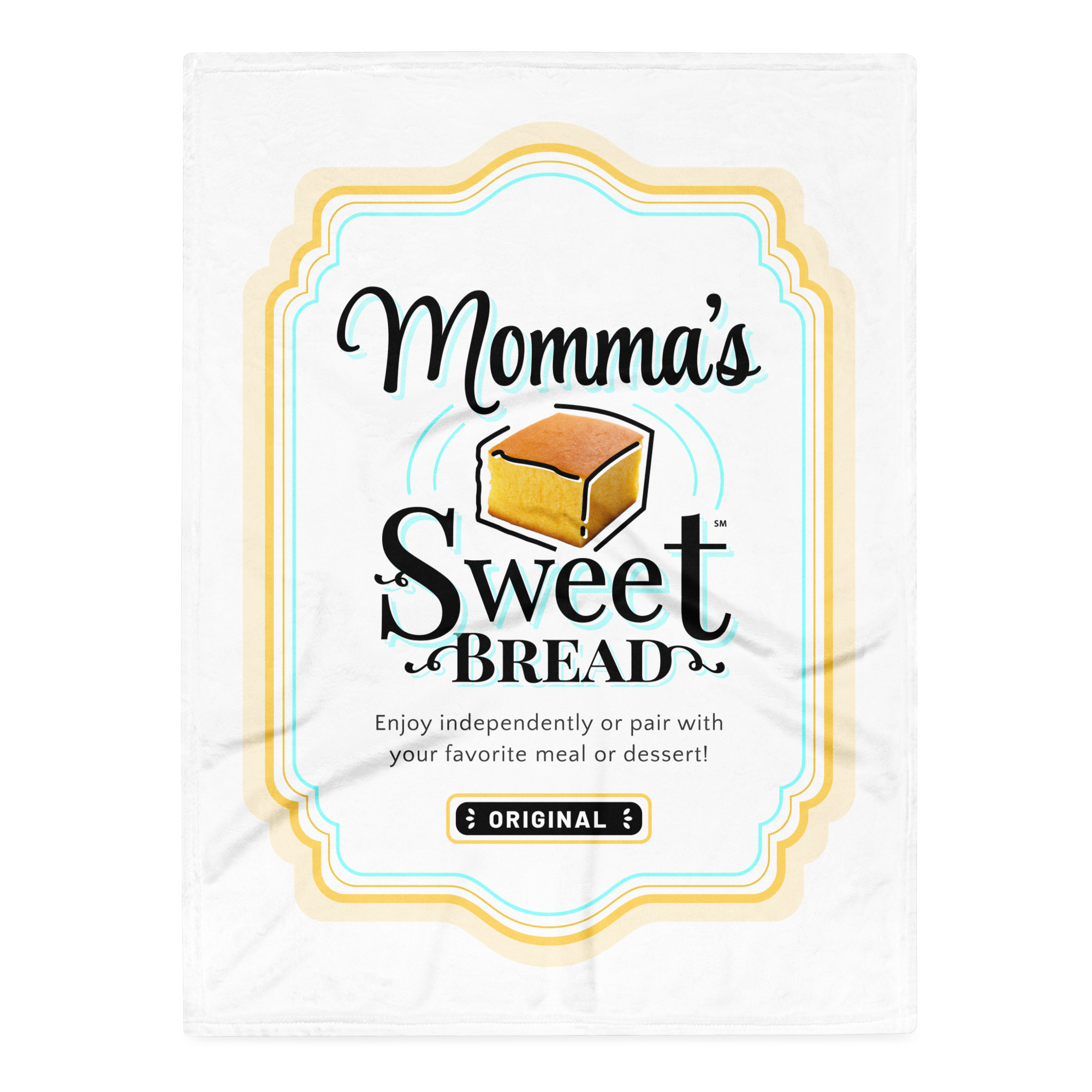 Throw Blanket (Logo - White) - Image 3