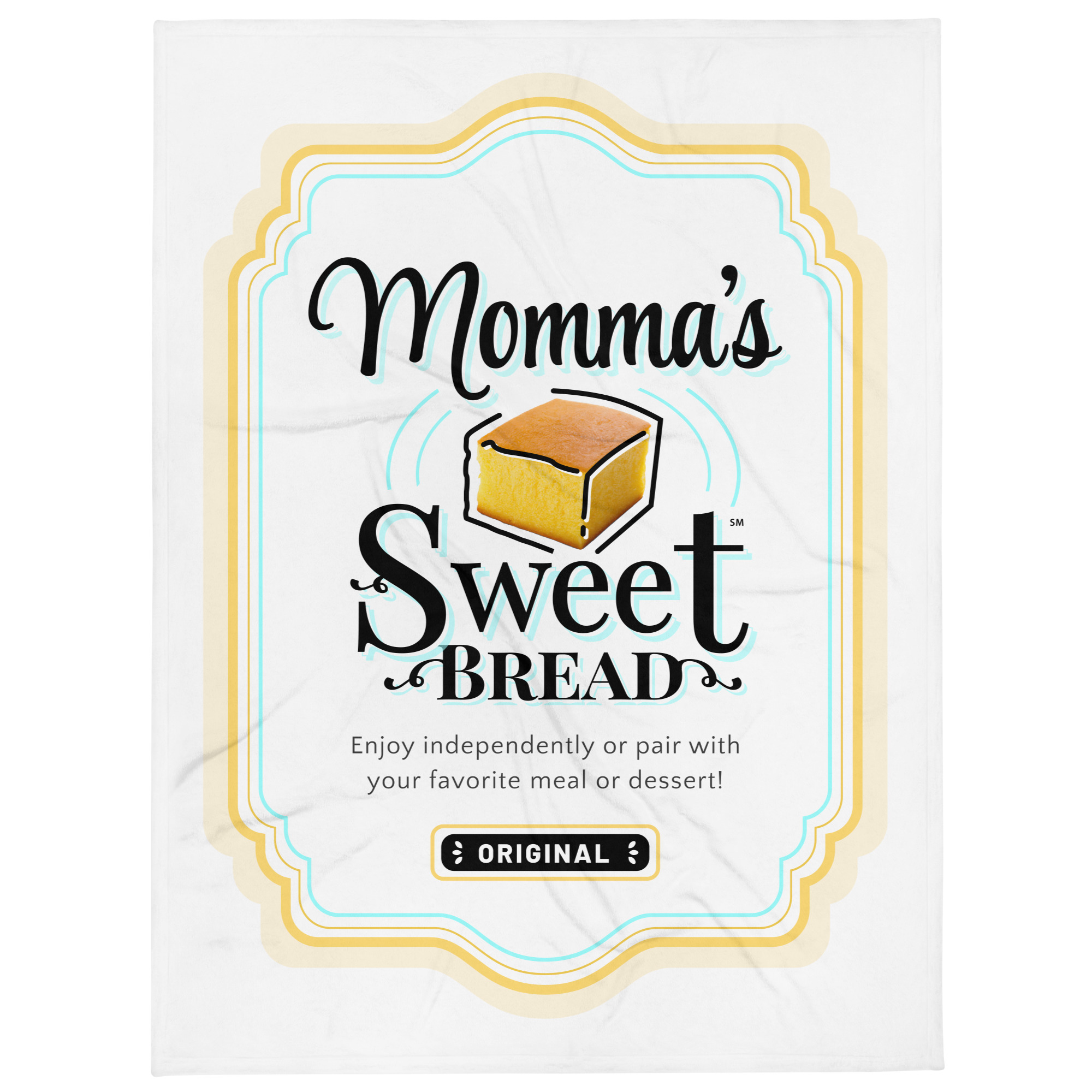 Throw Blanket (Logo - White) - Image 2